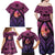Guam Chamorro Artsy Family Matching Off Shoulder Maxi Dress and Hawaiian Shirt Guahan Sunset Beach