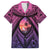 Guam Chamorro Artsy Family Matching Off Shoulder Maxi Dress and Hawaiian Shirt Guahan Sunset Beach