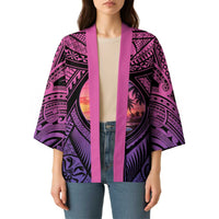 Guam Chamorro Artsy Kimono Guahan Sunset Beach - Polynesian Pride