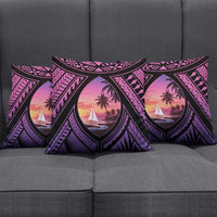 Guam Chamorro Artsy Pillow Cover Guahan Sunset Beach - Polynesian Pride