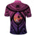 Guam Chamorro Artsy Polo Shirt Guahan Sunset Beach