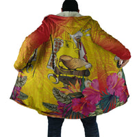 Papua New Guinea Cultural Tropical Flowers Cloak - Polynesian Pride