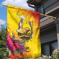 Papua New Guinea Cultural Tropical Flowers Garden Flag