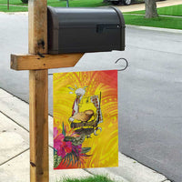 Papua New Guinea Cultural Tropical Flowers Garden Flag