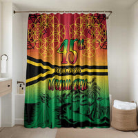 Hapi 45th Indipendens Dei Vanuatu Bathroom Set Yumi 1980 with Vanuatuan Beach Landscape - Polynesian Pride