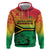 Hapi 45th Indipendens Dei Vanuatu Hoodie Yumi 1980 with Vanuatuan Beach Landscape