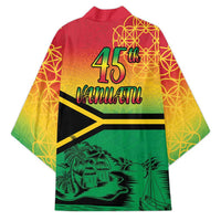 Hapi 45th Indipendens Dei Vanuatu Kimono Yumi 1980 with Vanuatuan Beach Landscape LT9 - Polynesian Pride