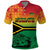Hapi 45th Indipendens Dei Vanuatu Polo Shirt Yumi 1980 with Vanuatuan Beach Landscape