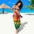 Hapi 45th Indipendens Dei Vanuatu Sarong Yumi 1980 with Vanuatuan Beach Landscape