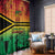 Hapi 45th Indipendens Dei Vanuatu Window Curtain Yumi 1980 with Vanuatuan Beach Landscape