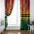 Hapi 45th Indipendens Dei Vanuatu Window Curtain Yumi 1980 with Vanuatuan Beach Landscape