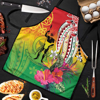 Vanuatu 45th Anniversary Apron Polynesian with Sand Drawing Pattern - Polynesian Pride