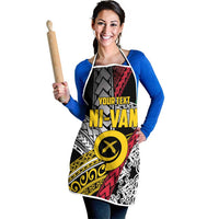 Vanuatu Proud to be Ni-van Personalised Apron with Mutis En Atan Patterns - Polynesian Pride
