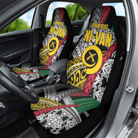 Vanuatu Proud to be Ni-van Personalised Car Seat Cover with Mutis En Atan Patterns