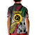 Vanuatu Proud to be Ni-van Personalised Kid Polo Shirt with Mutis En Atan Patterns