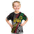 Vanuatu Proud to be Ni-van Personalised Kid T Shirt with Mutis En Atan Patterns