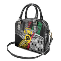 Vanuatu Proud to be Ni-van Personalised Shoulder Handbag with Mutis En Atan Patterns