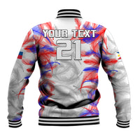 (Custom Text And Number) 2023 Philippines Anzkals Football Baseball Jacket Pilipinas Be Unique LT9 - Polynesian Pride