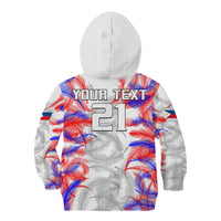 (Custom Text And Number) 2023 Philippines Anzkals Football Kid Hoodie Pilipinas Be Unique LT9 - Polynesian Pride