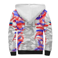 (Custom Text And Number) 2023 Philippines Anzkals Football Sherpa Hoodie Pilipinas Be Unique LT9 - Polynesian Pride