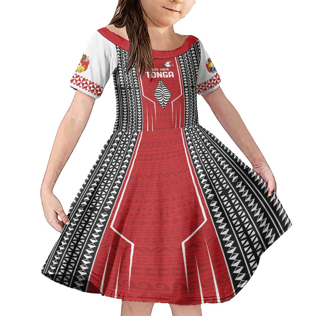 Custom Tonga Rugby Family Matching Tank Maxi Dress and Hawaiian Shirt Mate Maa Kupesi Style