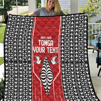 Custom Tonga Rugby Quilt Mate Maa Kupesi Style LT9 Red - Polynesian Pride