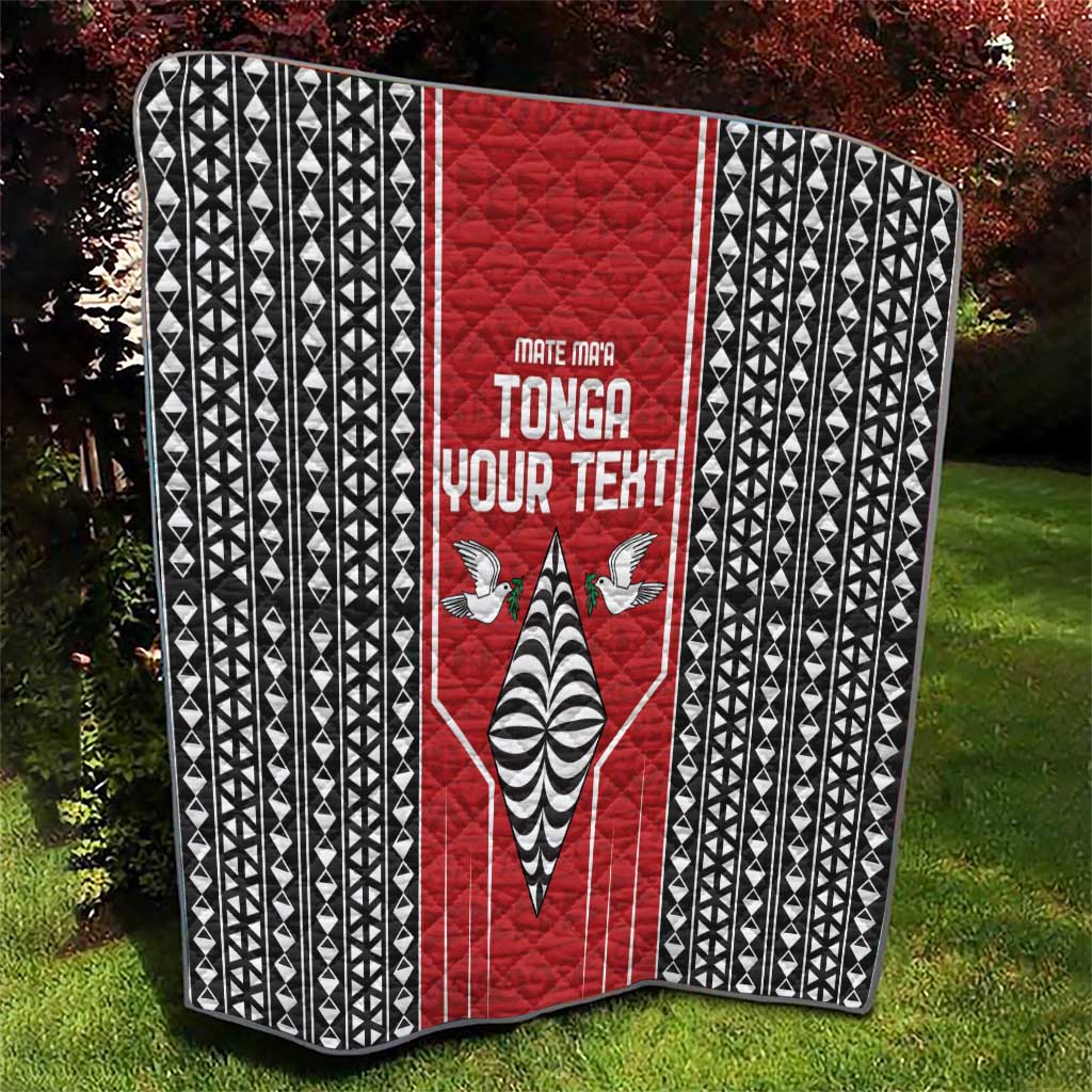 Custom Tonga Rugby Quilt Mate Maa Kupesi Style LT9 - Polynesian Pride