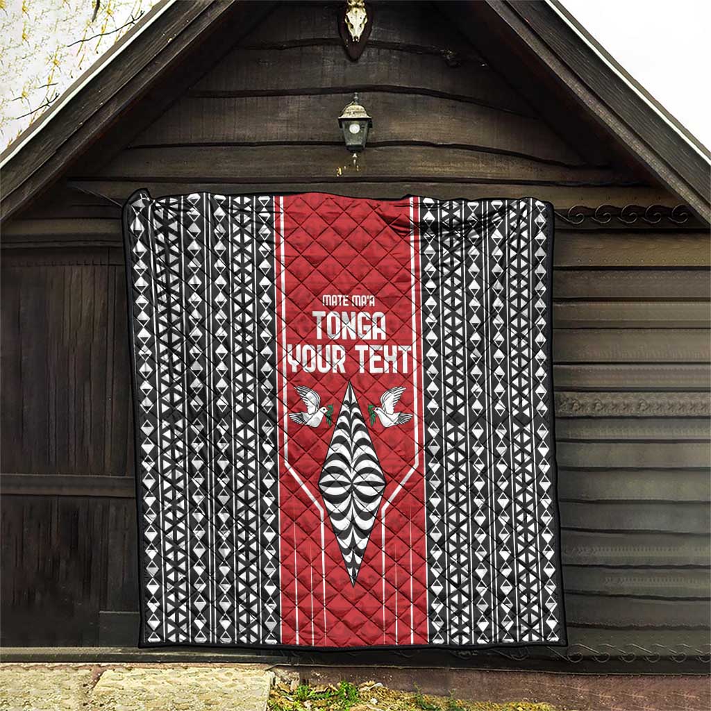 Custom Tonga Rugby Quilt Mate Maa Kupesi Style LT9 - Polynesian Pride
