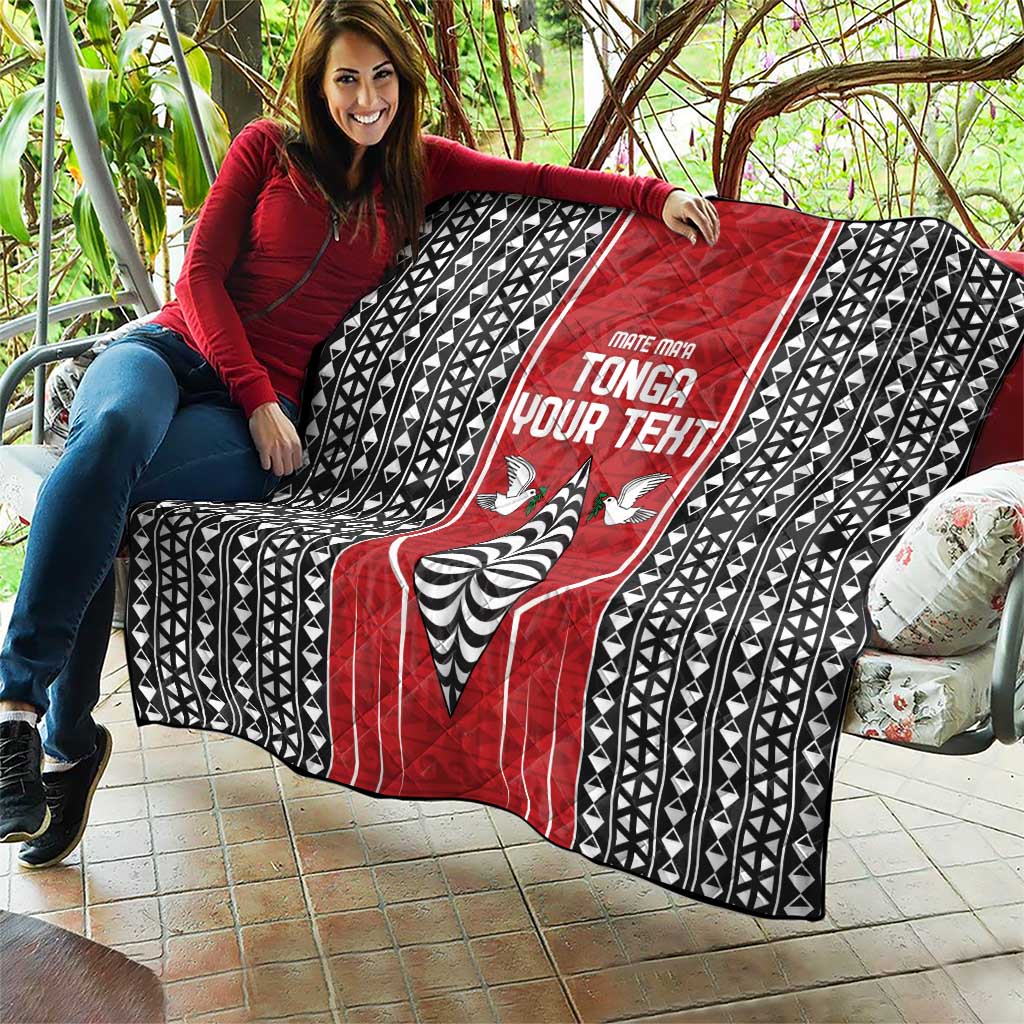 Custom Tonga Rugby Quilt Mate Maa Kupesi Style LT9 - Polynesian Pride