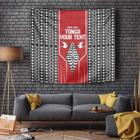 Custom Tonga Rugby Tapestry Mate Maa Kupesi Style LT9 - Polynesian Pride
