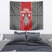 Custom Tonga Rugby Tapestry Mate Maa Kupesi Style LT9 - Polynesian Pride