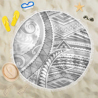 American Samoa White Sunday Beach Blanket Polynesian Lotu Tamaiti - Polynesian Pride
