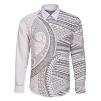 American Samoa White Sunday Family Matching Puletasi and Hawaiian Shirt Polynesian Lotu Tamaiti - Polynesian Pride
