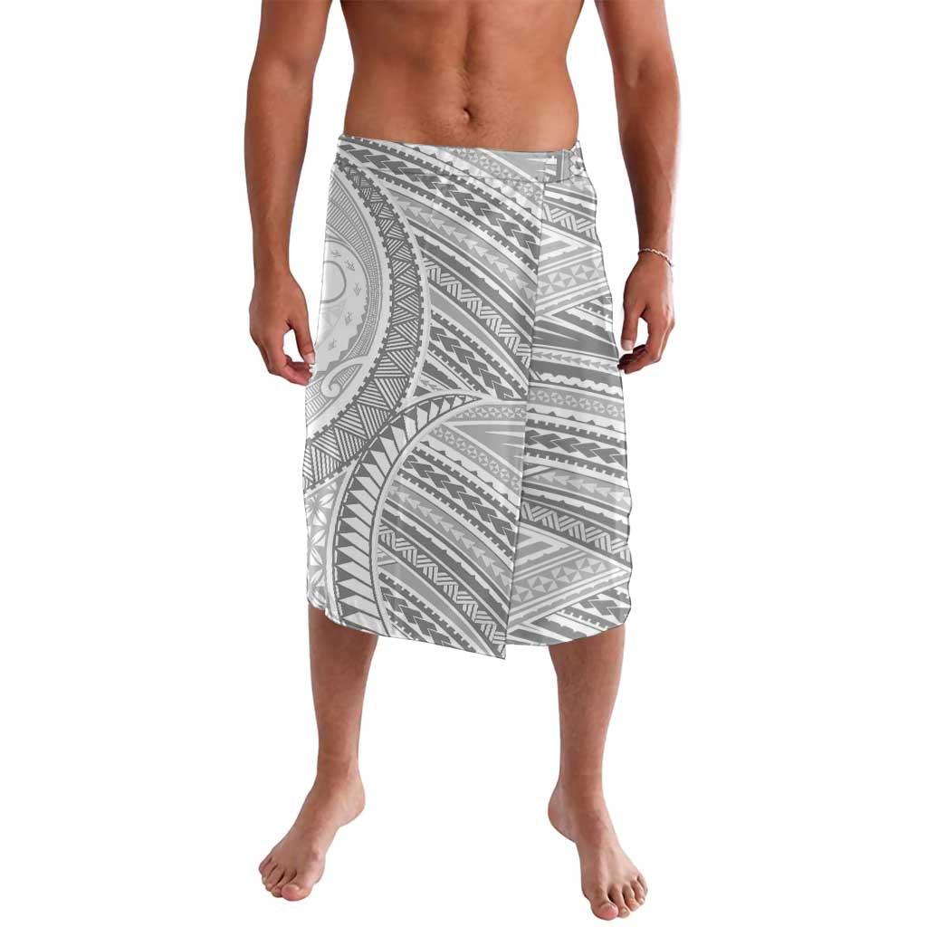 American Samoa White Sunday Lavalava Polynesian Lotu Tamaiti - Polynesian Pride