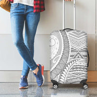 American Samoa White Sunday Luggage Cover Polynesian Lotu Tamaiti LT9 - Polynesian Pride