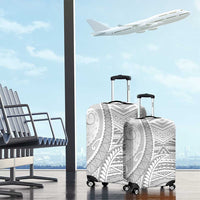 American Samoa White Sunday Luggage Cover Polynesian Lotu Tamaiti LT9 - Polynesian Pride