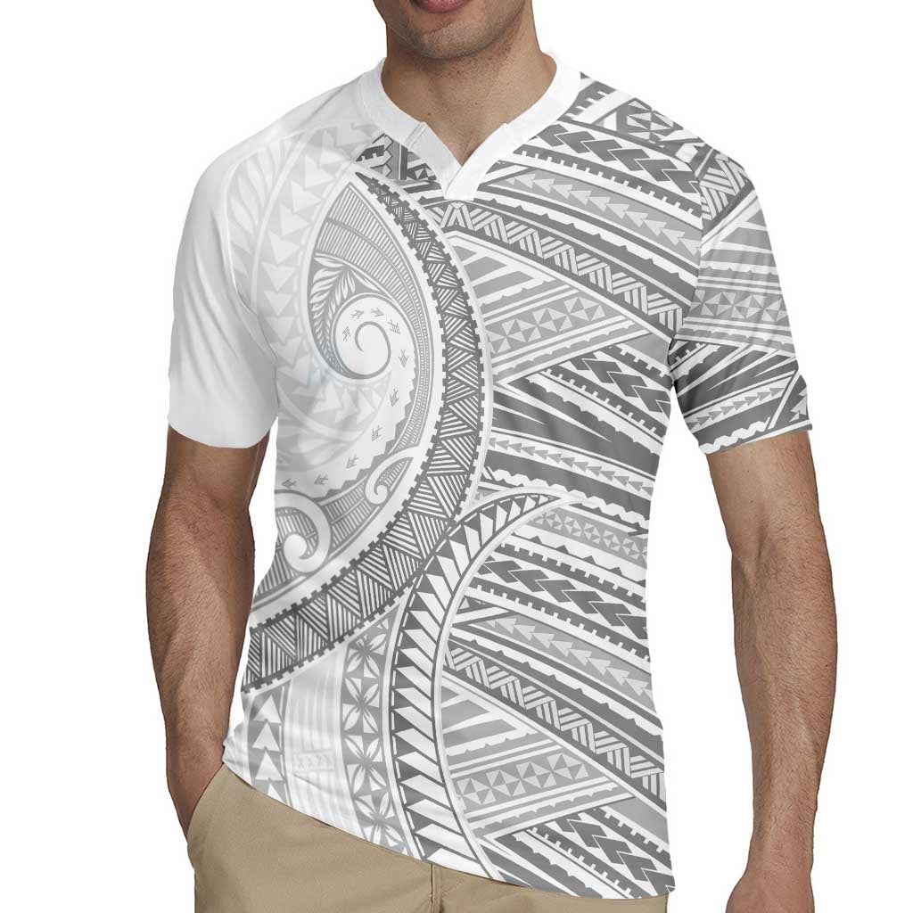 American Samoa White Sunday Rugby Jersey Polynesian Lotu Tamaiti - Polynesian Pride