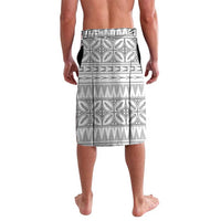 Polynesian White Sunday Lavalava Lotu Tamaiti Melanesian Pattern - Polynesian Pride