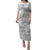 Samoa Siapo White Sunday Puletasi Lotu Tamaiti Polynesian White Pattern - Polynesian Pride