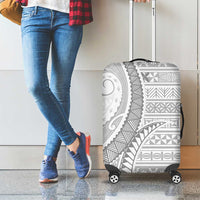 Tokelau White Sunday Luggage Cover Lotu Tamaiti Ngatu Tokelau Feletoa Manulua - Polynesian Pride
