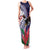 American Samoa Bald Eagle Personalized Family Matching Tank Maxi Dress and Hawaiian Shirt Polynesian Teuila Flowers - Polynesian Pride