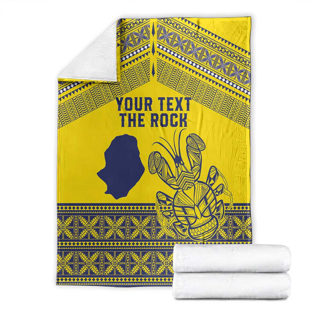 Niue Crab Personalised Blanket Niuean Hiapo Pattern - Polynesian Pride