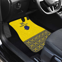 Niue Crab Personalised Car Mats Niuean Hiapo Pattern - Polynesian Pride
