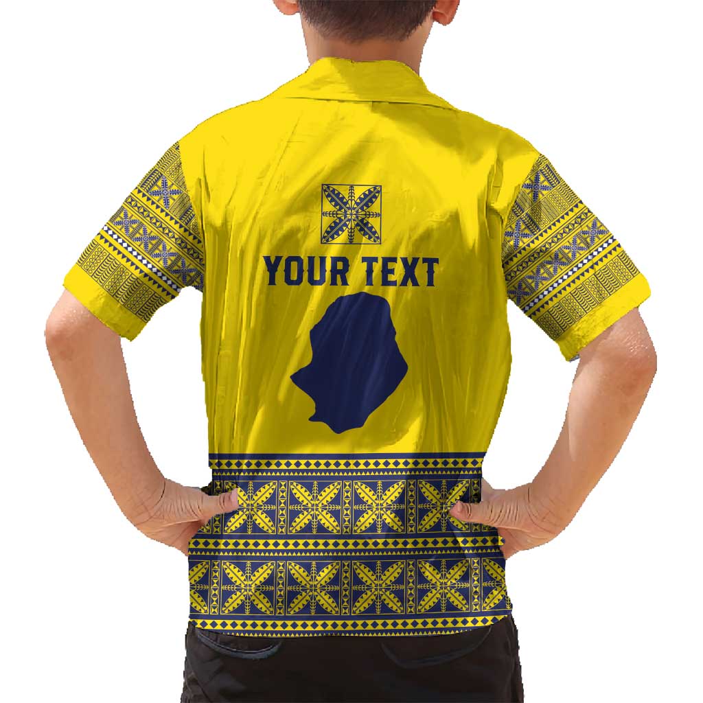 Niue Crab Personalised Family Matching Summer Maxi Dress and Hawaiian Shirt Niuean Hiapo Pattern - Polynesian Pride