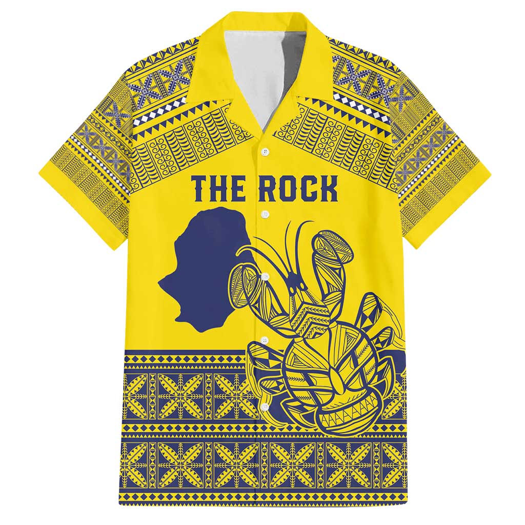 Niue Crab Personalised Family Matching Tank Maxi Dress and Hawaiian Shirt Niuean Hiapo Pattern - Polynesian Pride