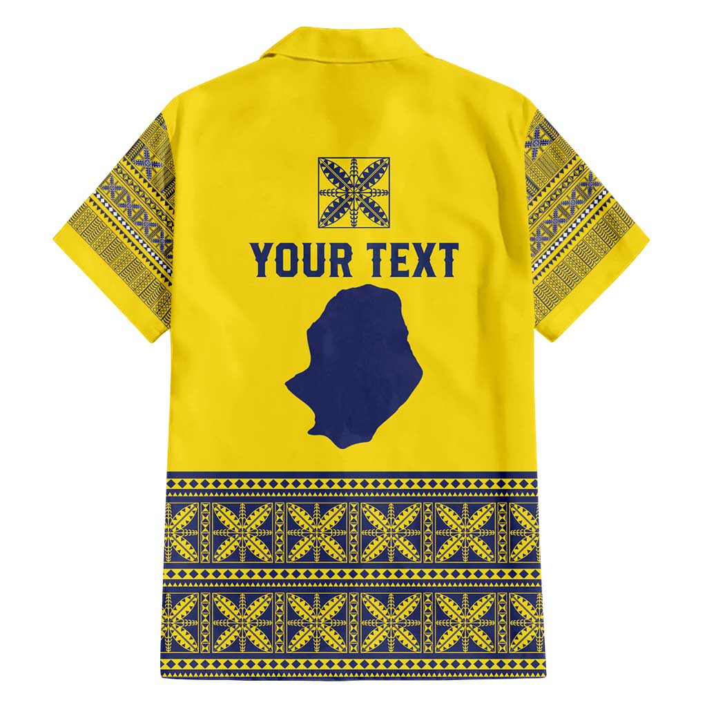 Niue Crab Personalised Hawaiian Shirt Niuean Hiapo Pattern - Polynesian Pride