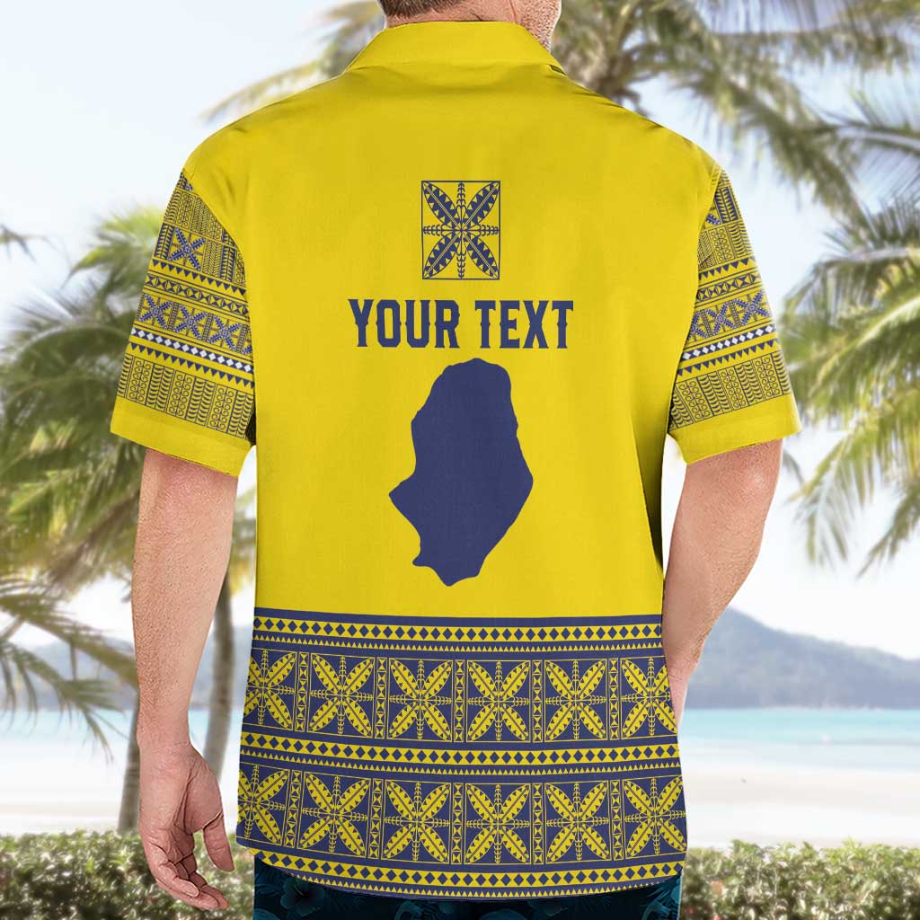 Niue Crab Personalised Hawaiian Shirt Niuean Hiapo Pattern - Polynesian Pride