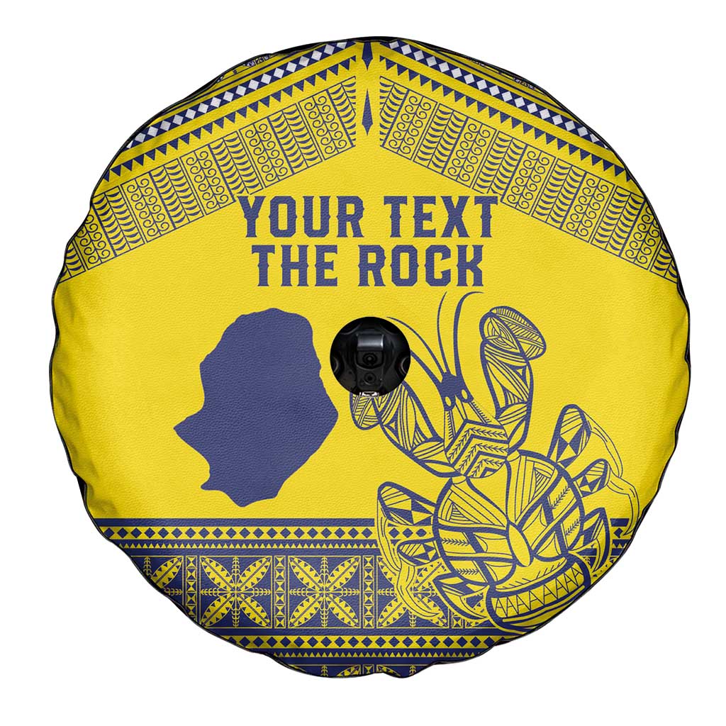 Niue Crab Personalised Spare Tire Cover Niuean Hiapo Pattern - Polynesian Pride