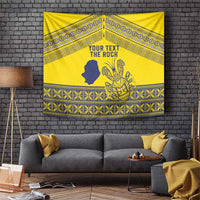 Niue Crab Personalised Tapestry Niuean Hiapo Pattern - Polynesian Pride