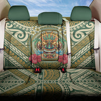 Hawaii Tiki Mask Back Car Seat Cover Mele Kalikimaka i Iulai! LT9 One Size Green - Polynesian Pride